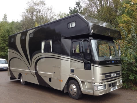 Black & Gold Horsebox