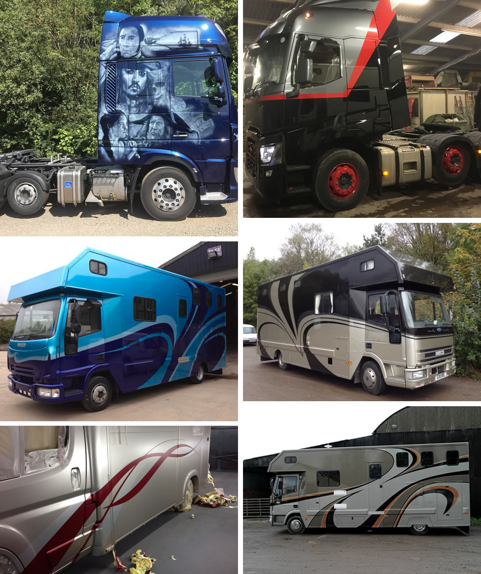custom lorry painting