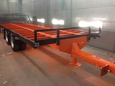 trailer spraying
